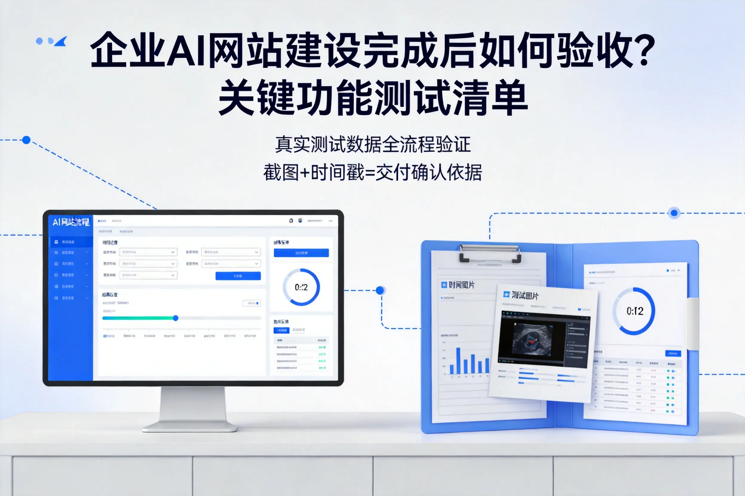 台州企业AI网站建设完成后如何验收？关键功能测试清单