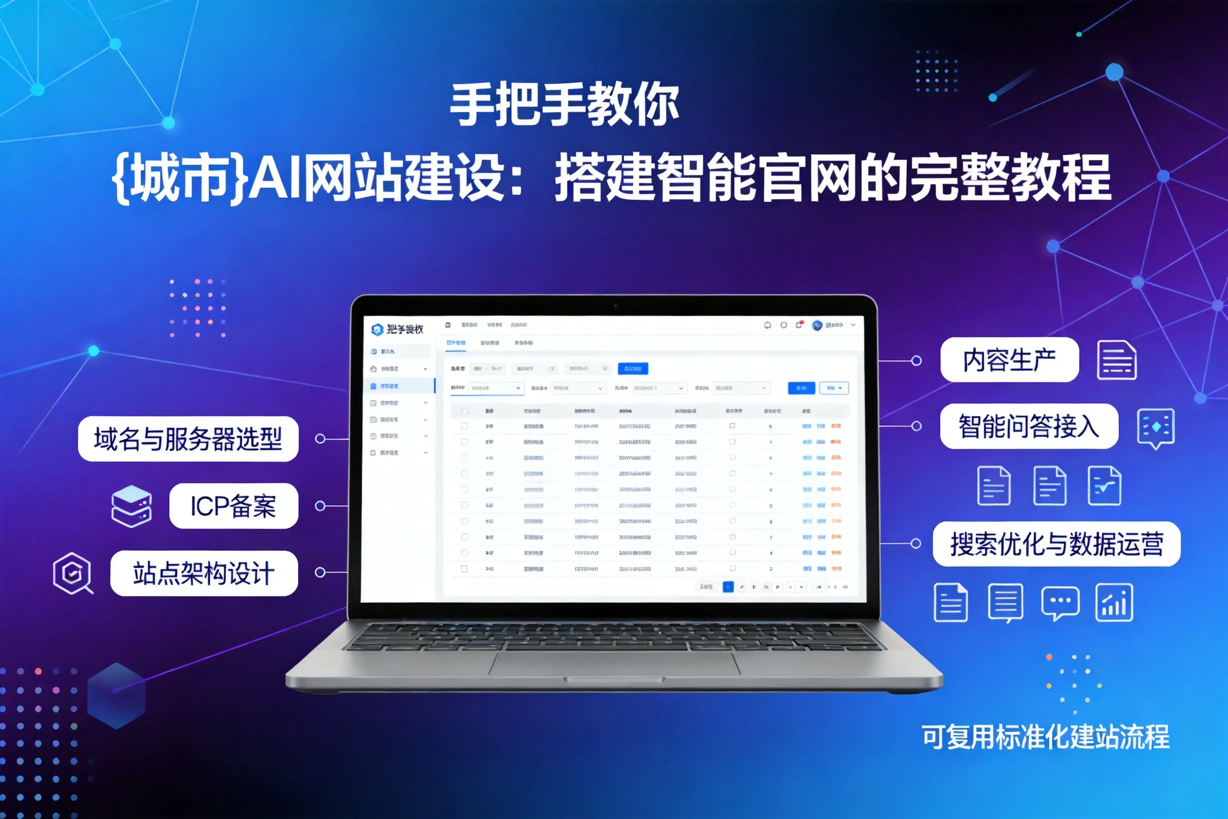 手把手教你台州AI网站建设：搭建智能官网的完整教程