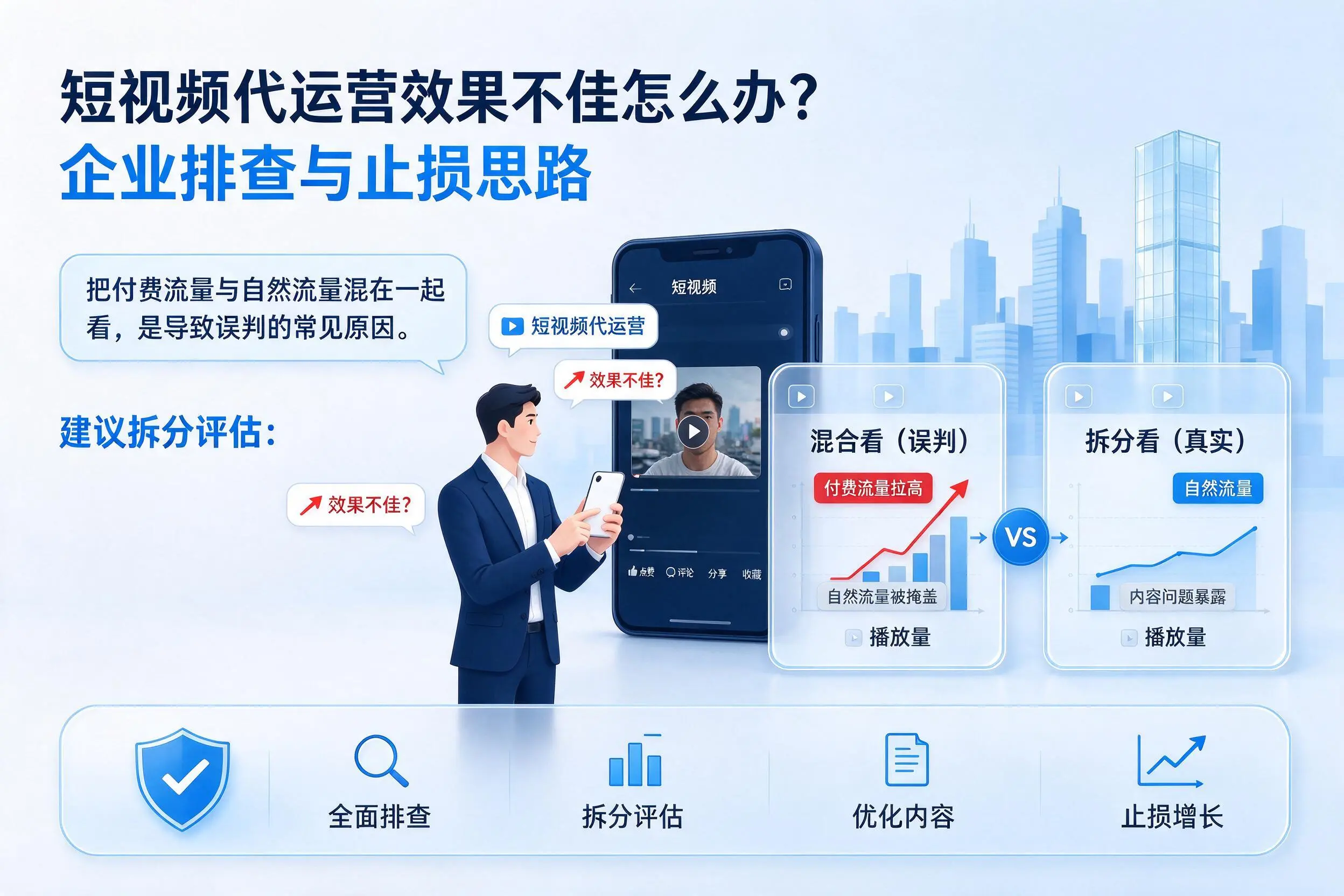 短视频代运营效果不佳怎么办?台州企业排查与止损思路