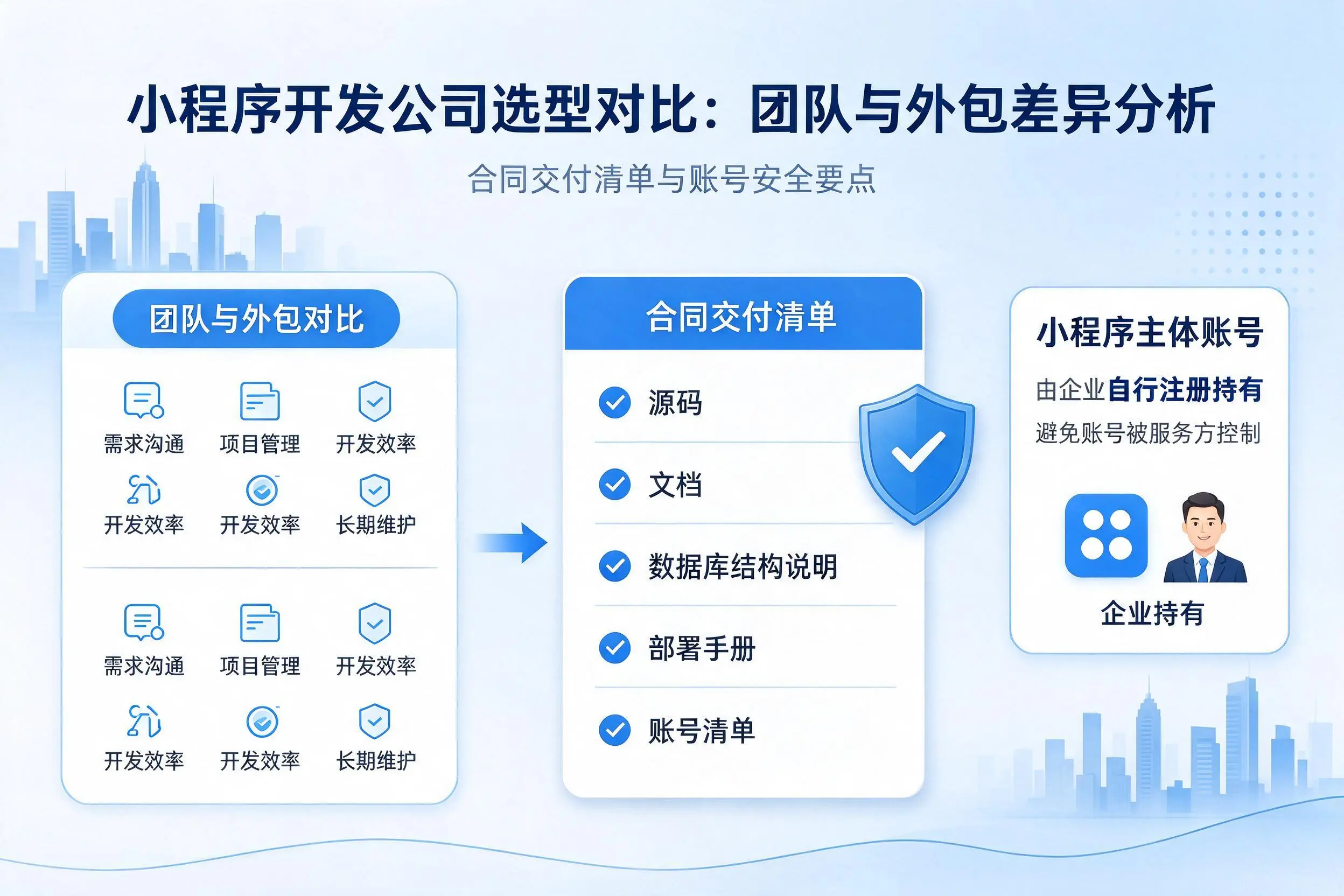 台州小程序开发公司选型对比：团队与外包差异分析