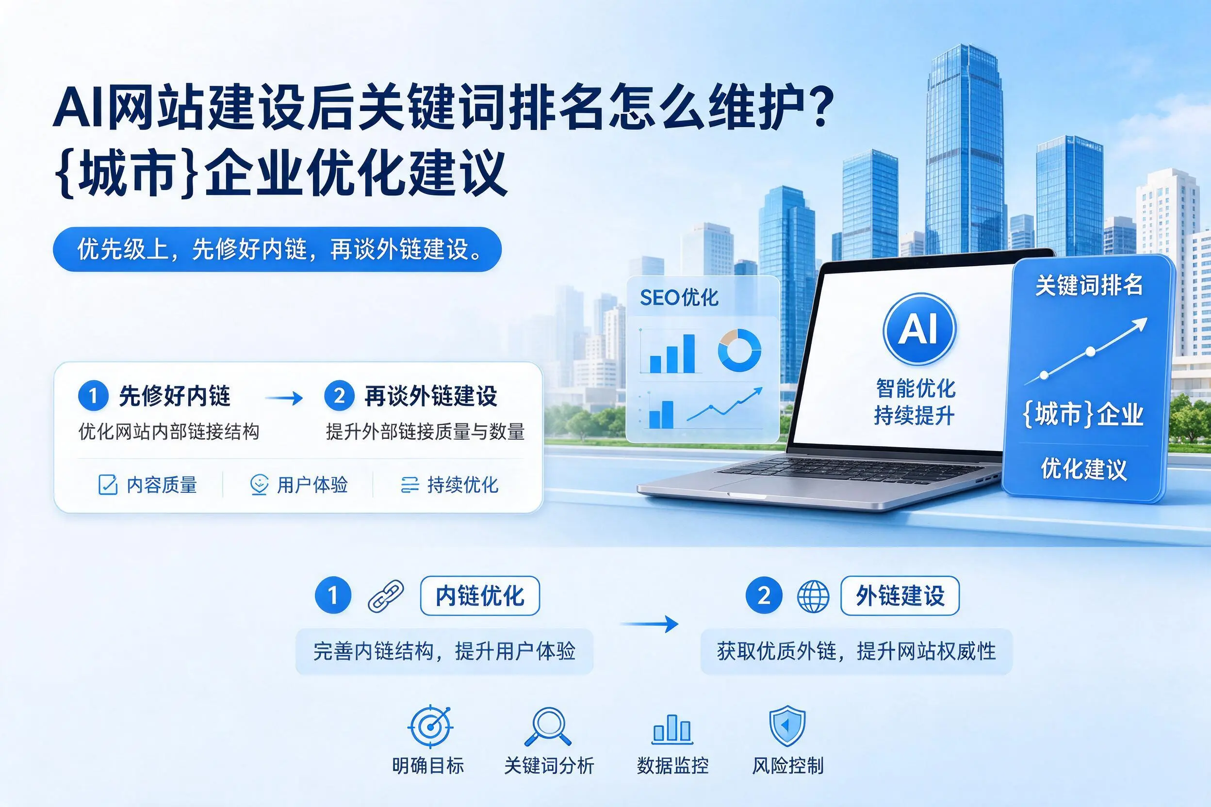AI网站建设后关键词排名怎么维护？台州企业优化建议